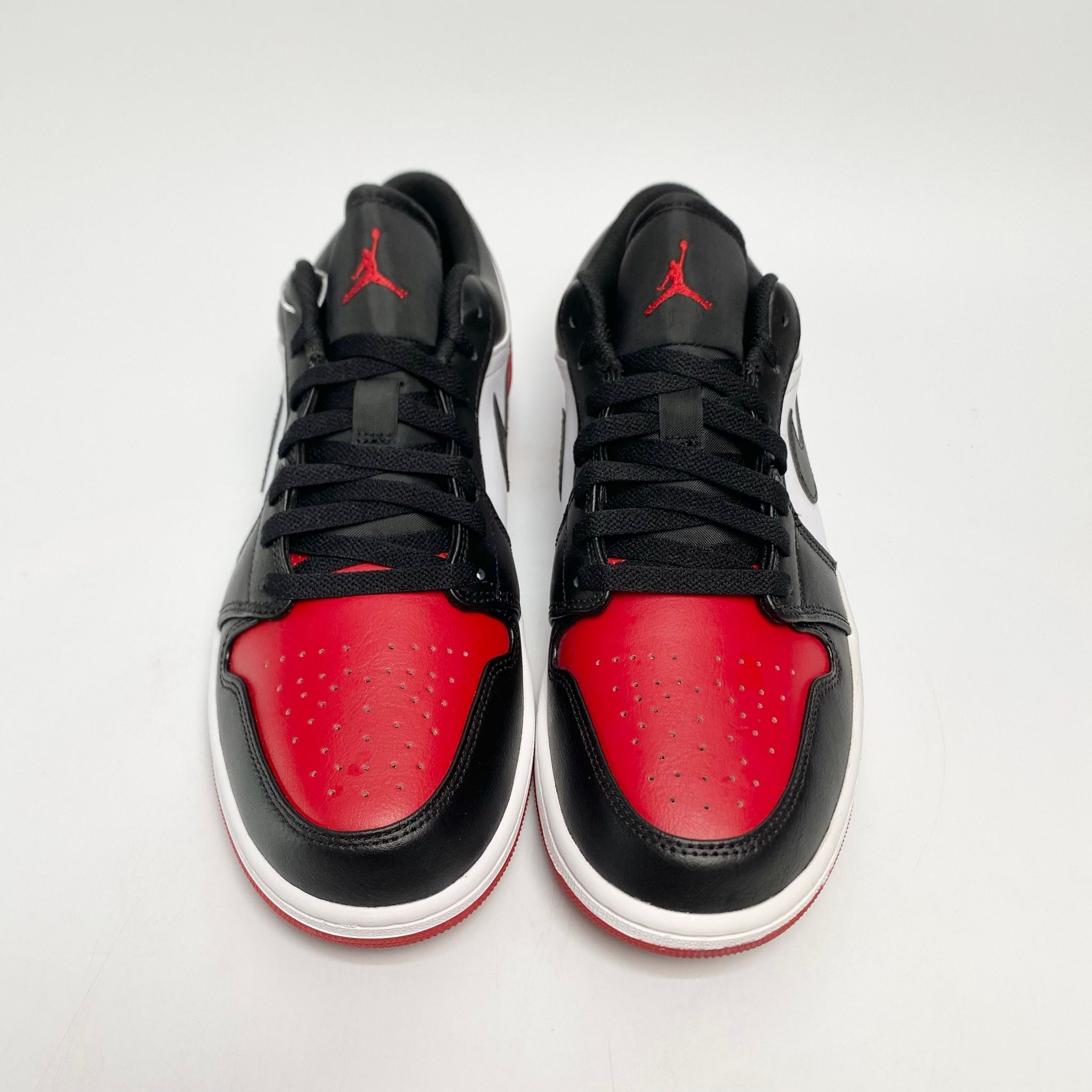 NIKE AIR JORDAN 1 LOW BRED TOE 553558-161