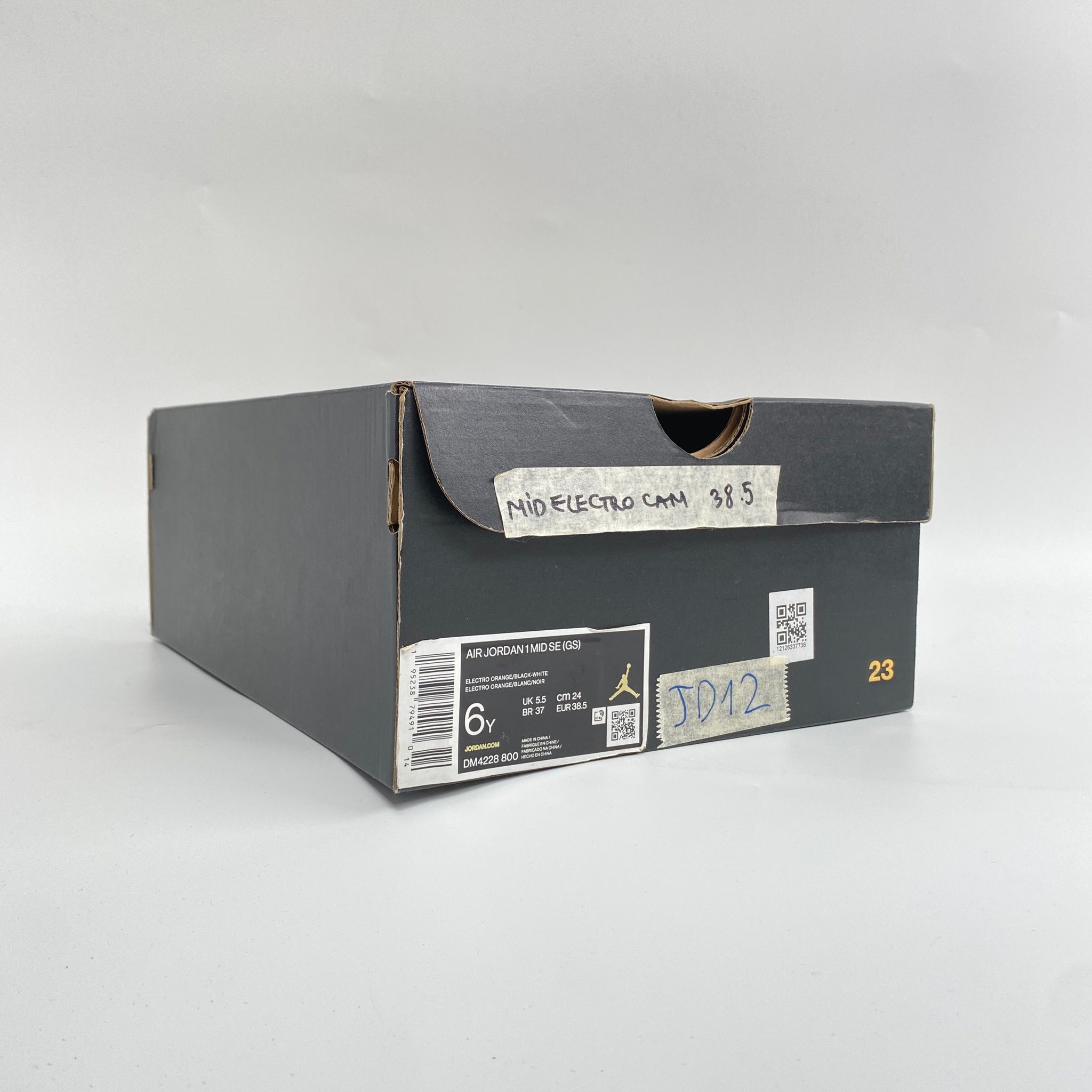 NIKE JORDAN 1 MID METALLIC ORANGE (GS) - DM4228-800