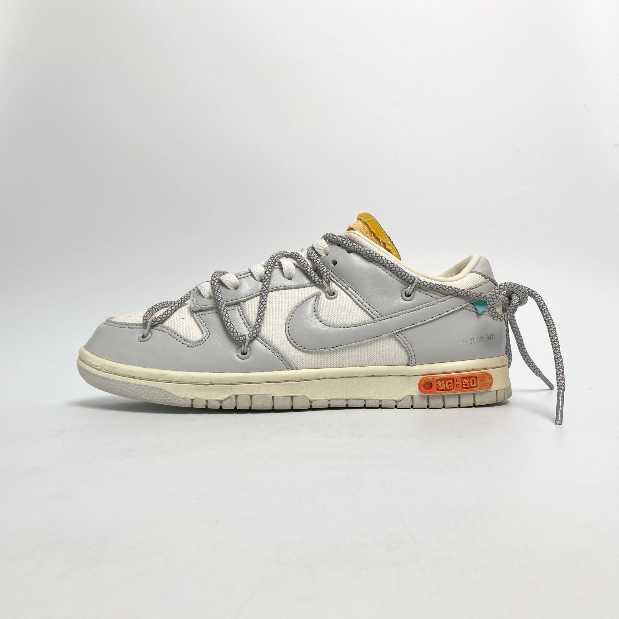 NIKE OFF-WHITE X DUNK LOW LOT 46 OF 50 DM1602-102