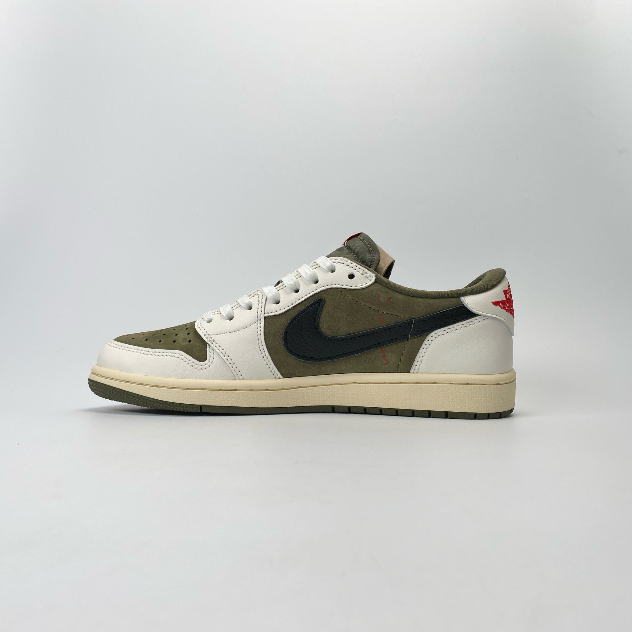 NIKE JORDAN 1 LOW OG SP X TRAVIS SCOTT MEDIUM OLIVE DM7866-200