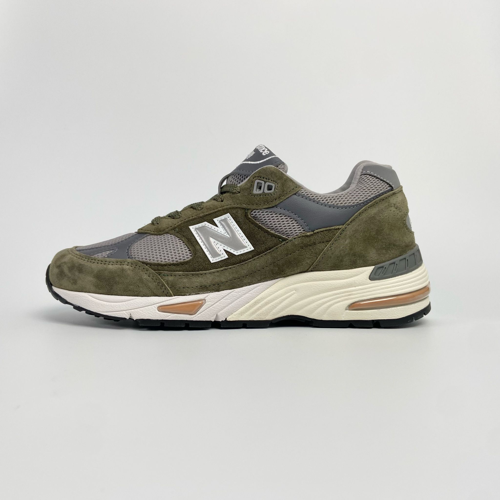 NEW BALANCE 991 MADE IN ENGLAND GREEN GREY M991GGT