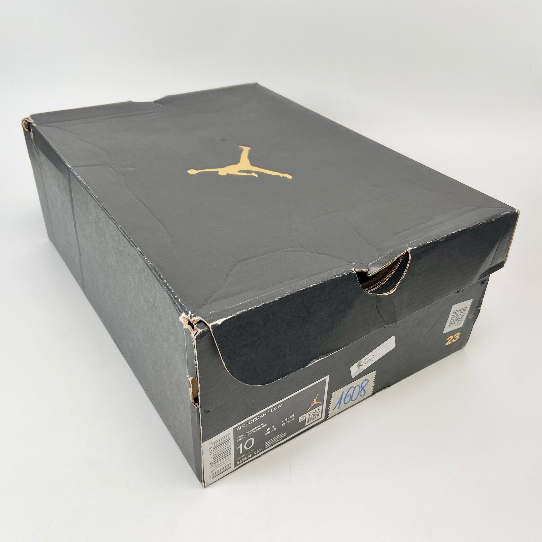 NIKE AIR JORDAN 1 LOW VINTAGE GREY 553558-053