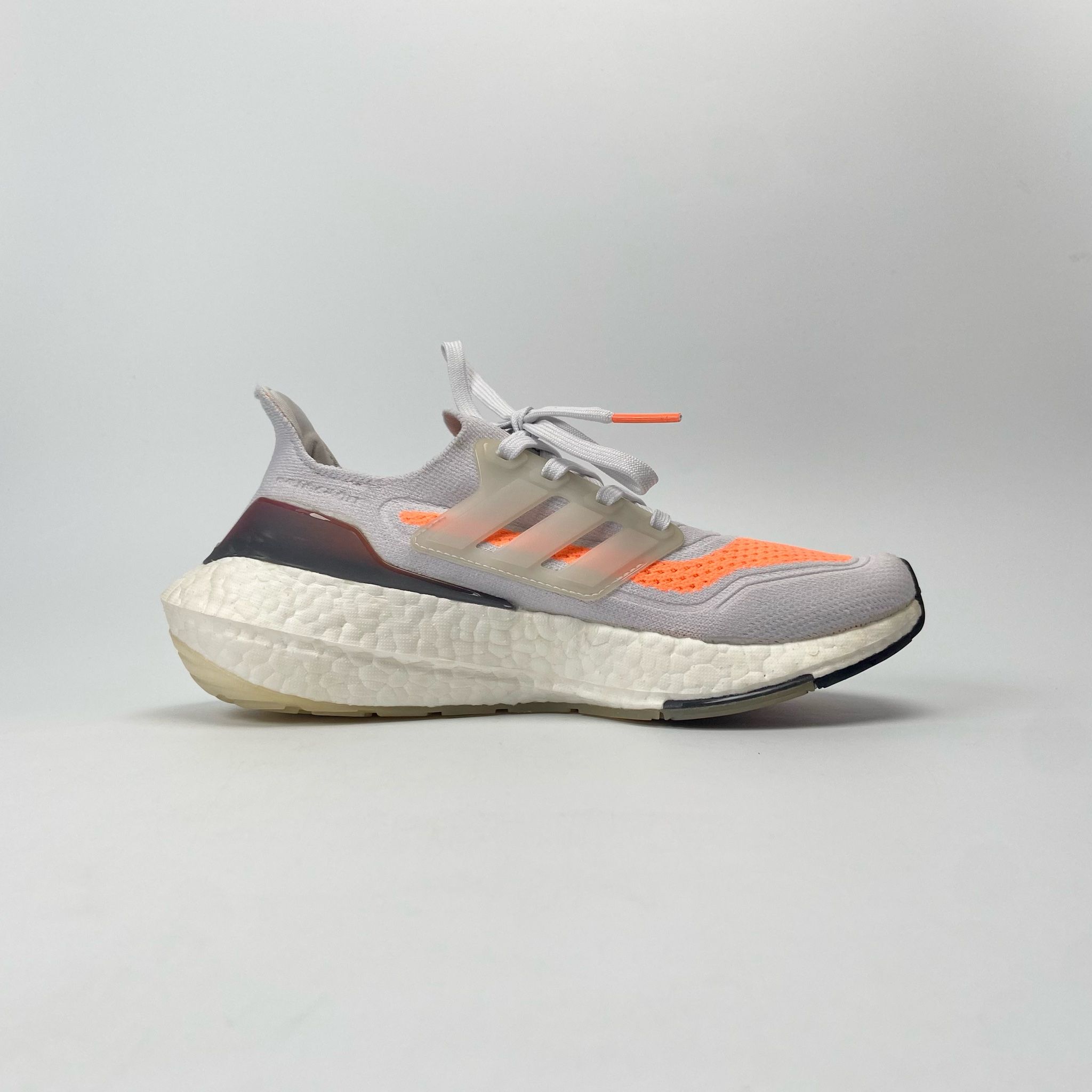 ADIDAS ULTRABOOST 21 GREY SCREAMING ORANGE FY0375