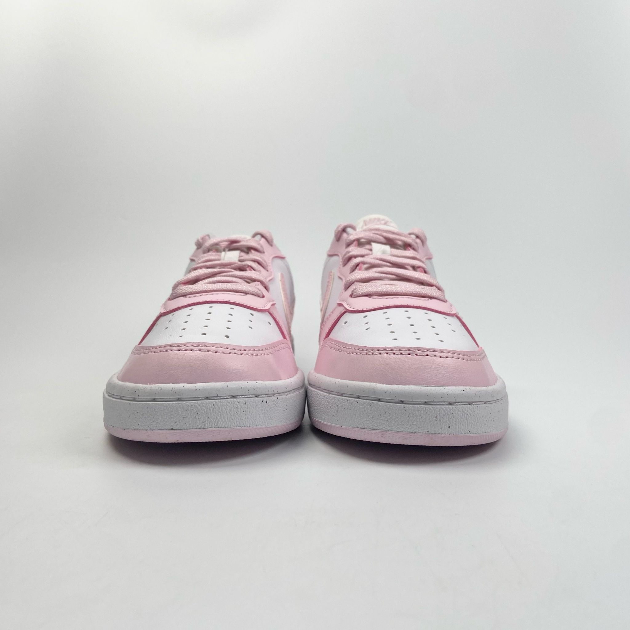 NIKE COURT BOROUGH LOW RECRAFT WHITE PINK FOAM (GS) DV5456-105