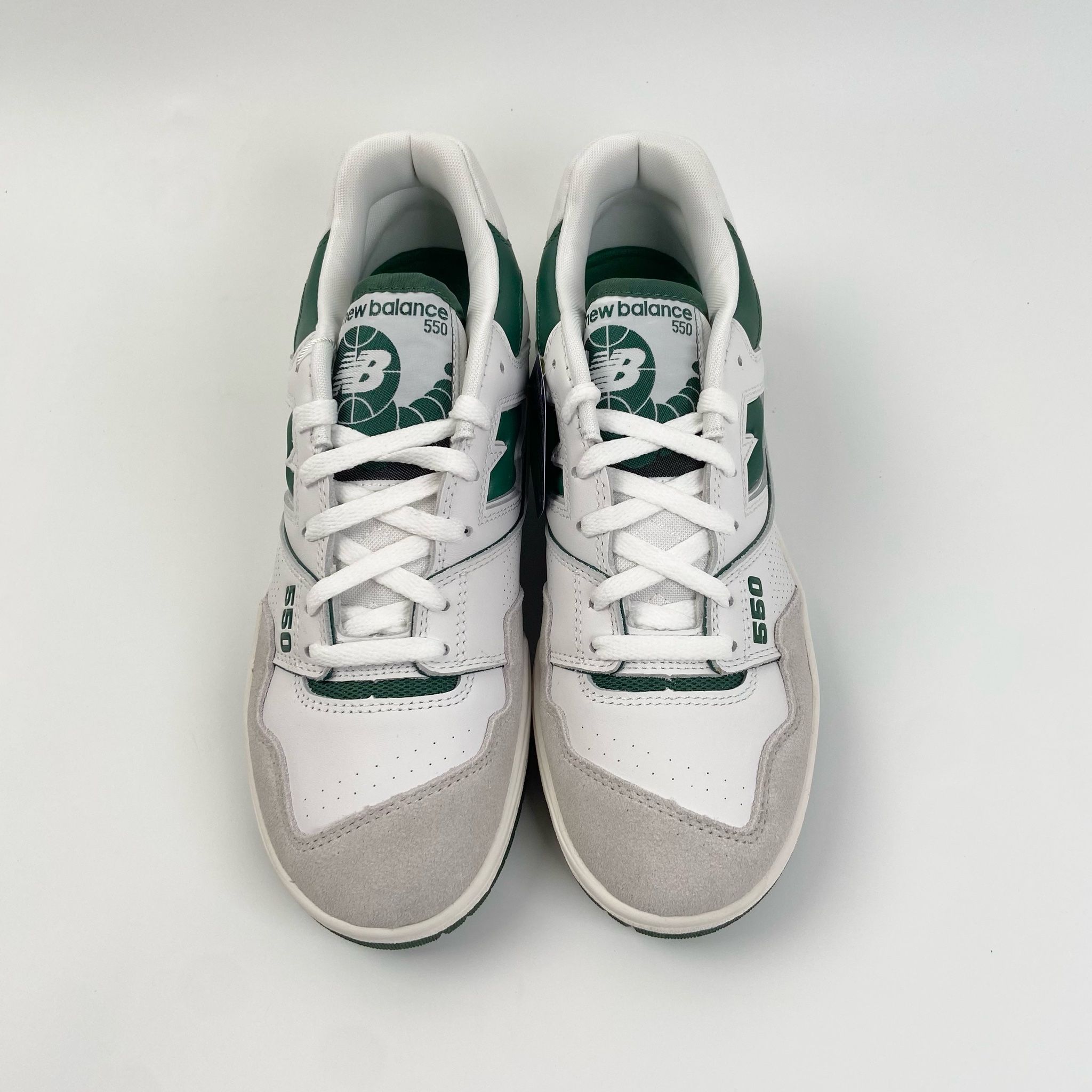 NEW BALANCE 550 WHITE GREEN BB550WT1