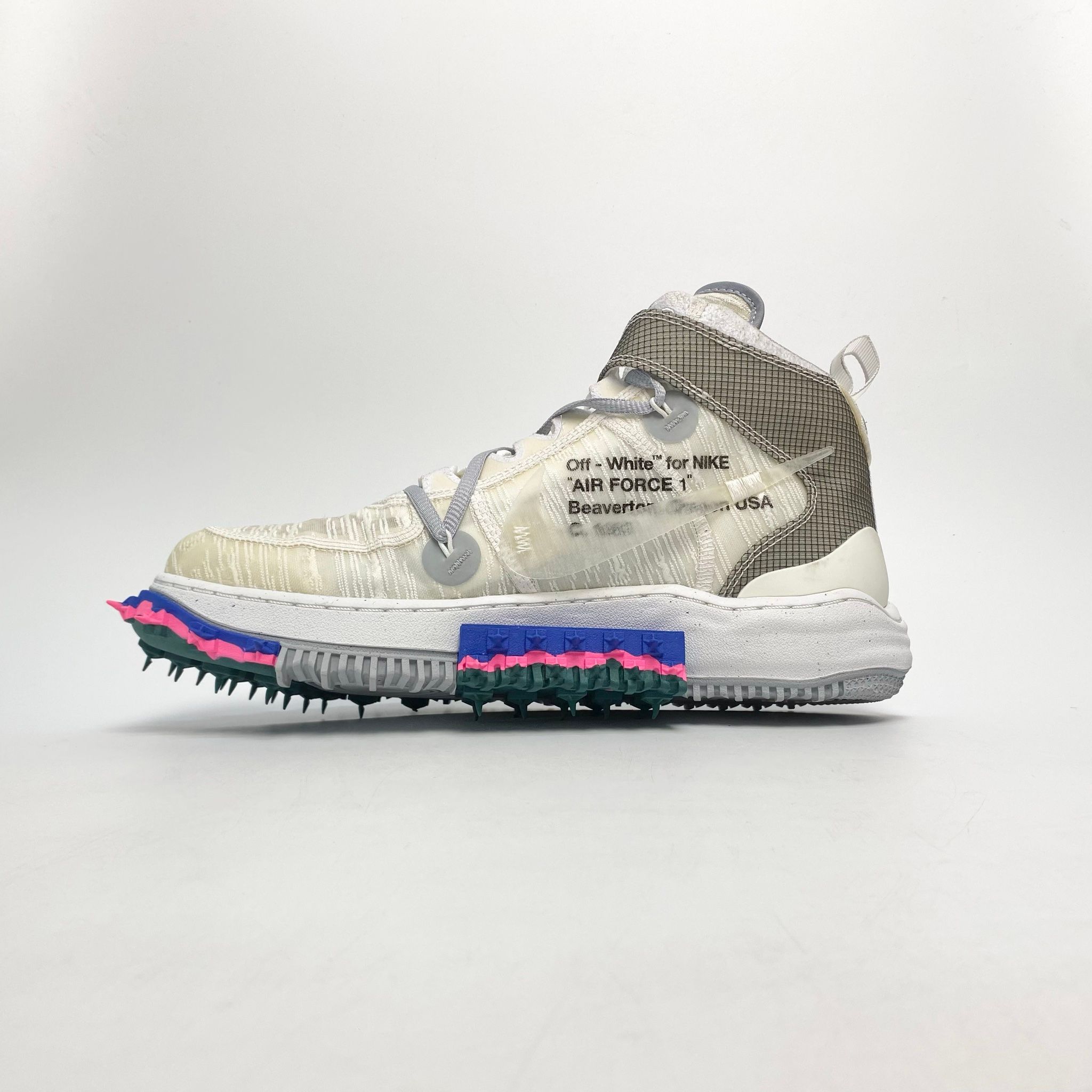 NIKE OFF-WHITE X AIR FORCE 1 MID WHITE DO6290-100