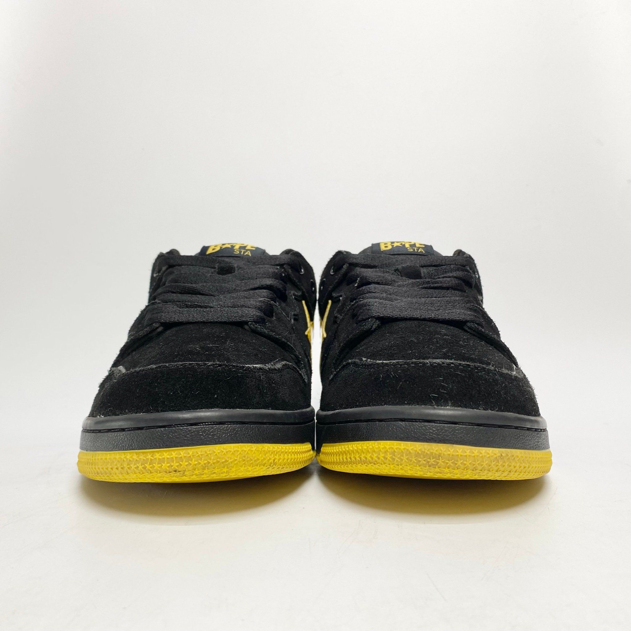 A BATHING APE SK8 STA BLACK ELECTRIC YELLOW - 001FWG701031X
