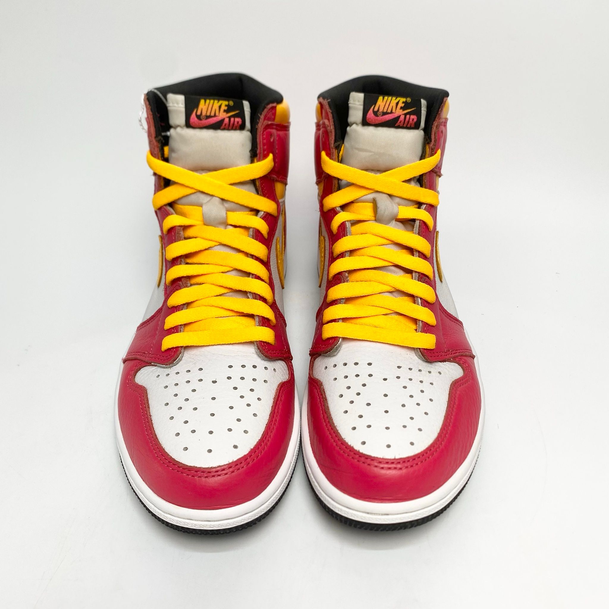 NIKE AIR JORDAN 1 RETRO HIGH OG LIGHT FUSION RED 555088-603