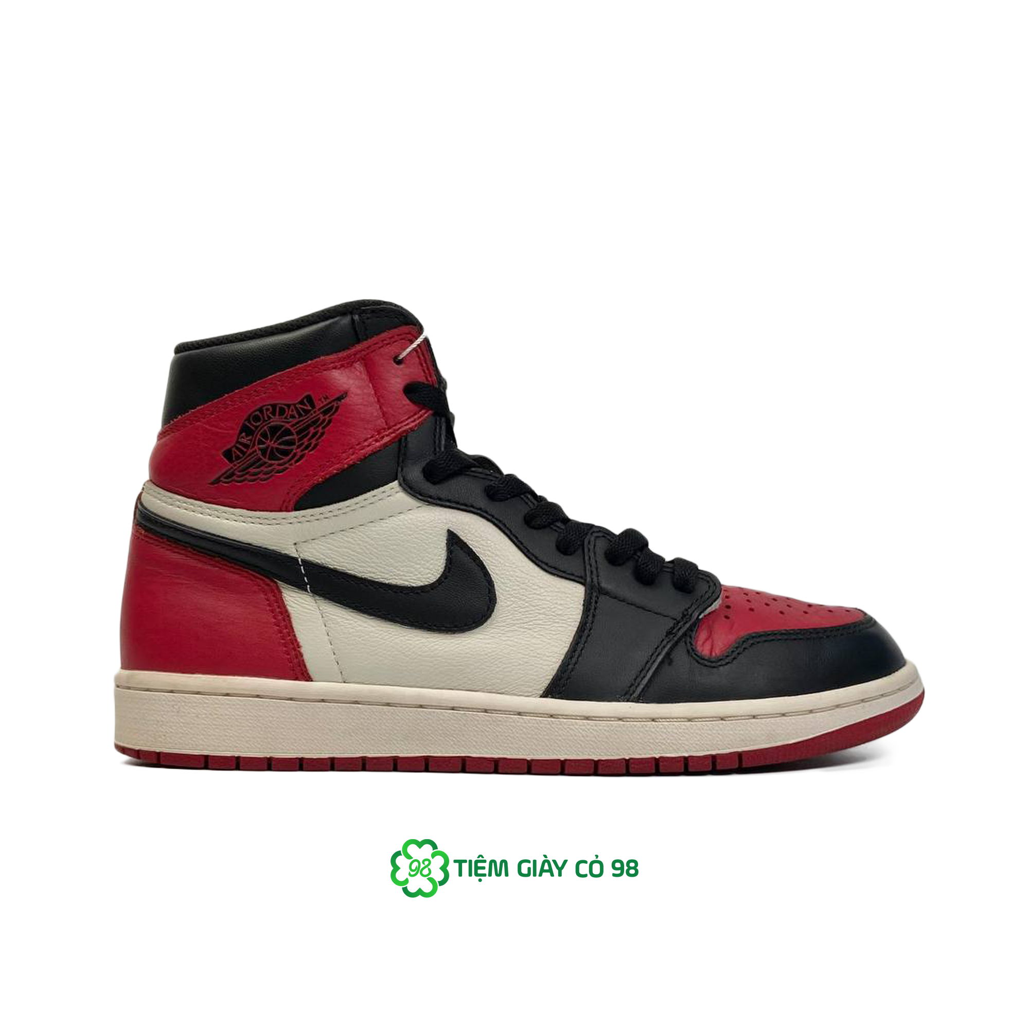 NIKE AIR JORDAN 1 RETRO HIGH OG BRED TOE 555088-610