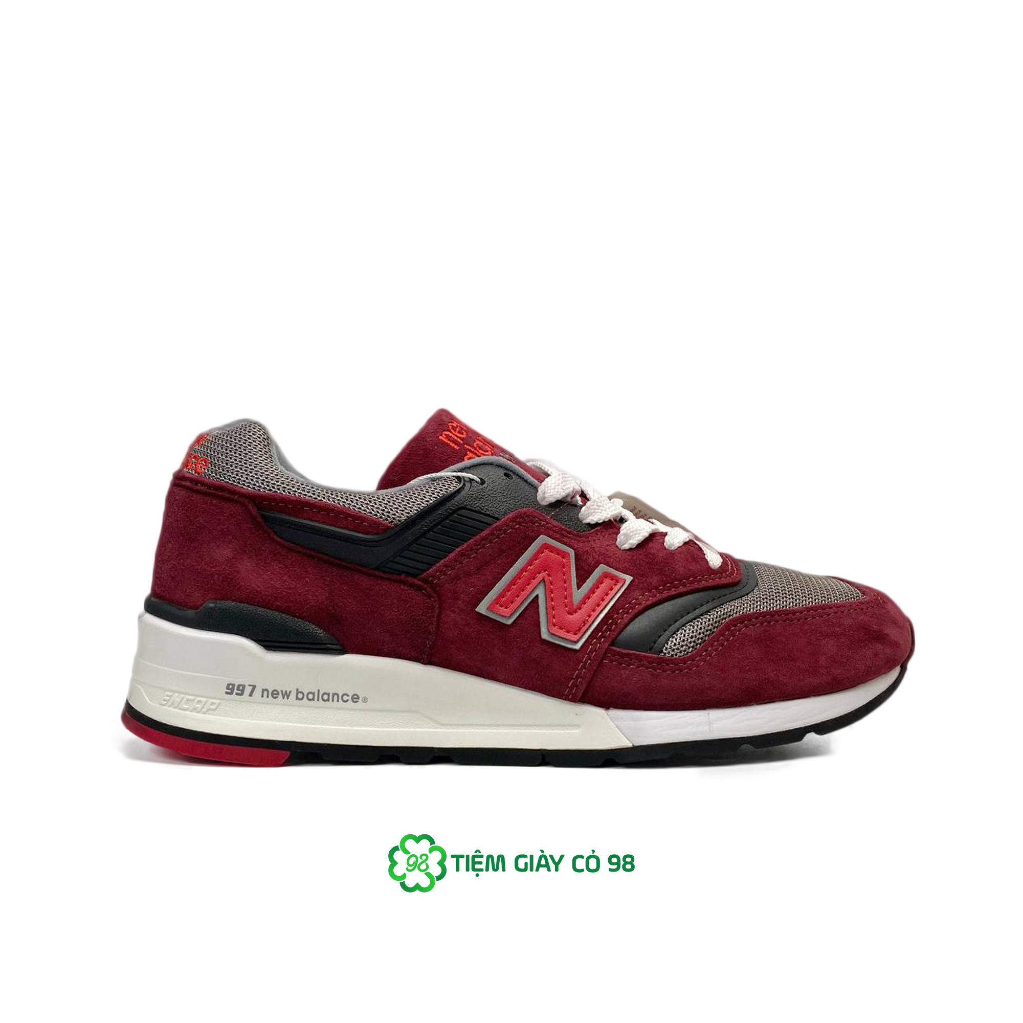 NEW BALANCE 997 MADE IN USA BURGUNDY M997CRG