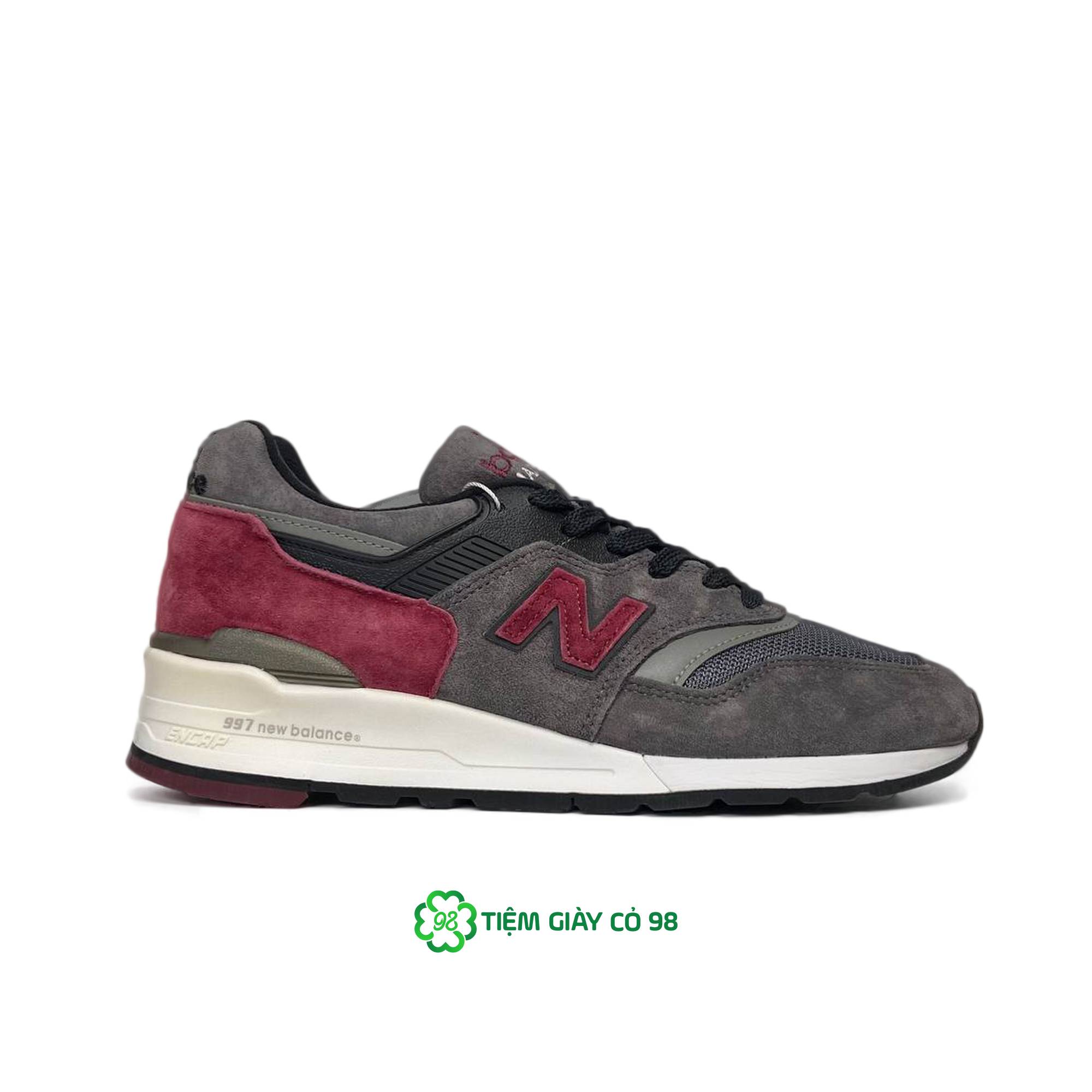 NEW BALANCE 997CONNOISSEUR GUITAR GREY BURGUNDY