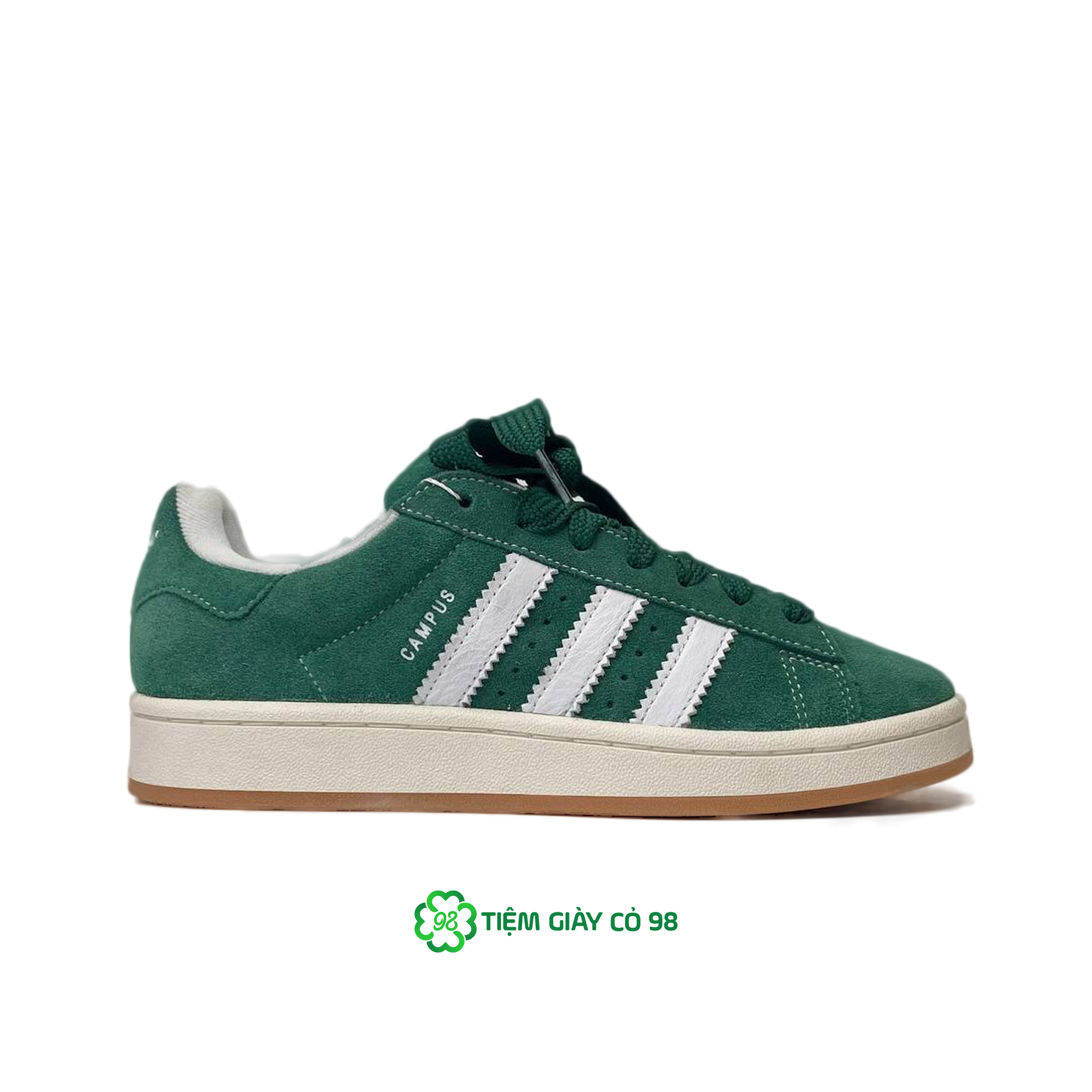ADIDAS CAMPUS 00S DARK GREEN GUM H03472
