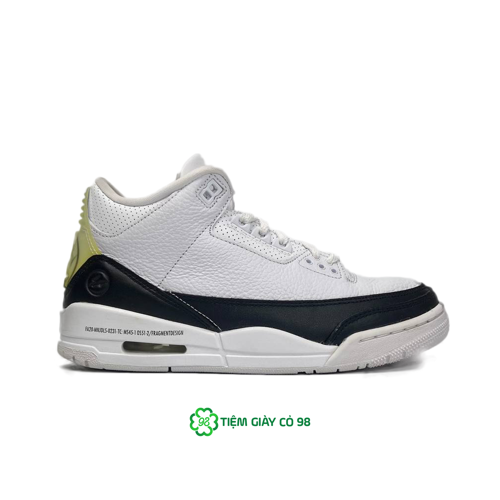 NIKE FRAGMENT DESIGN X AIR JORDAN 3 RETRO SP WHITE
