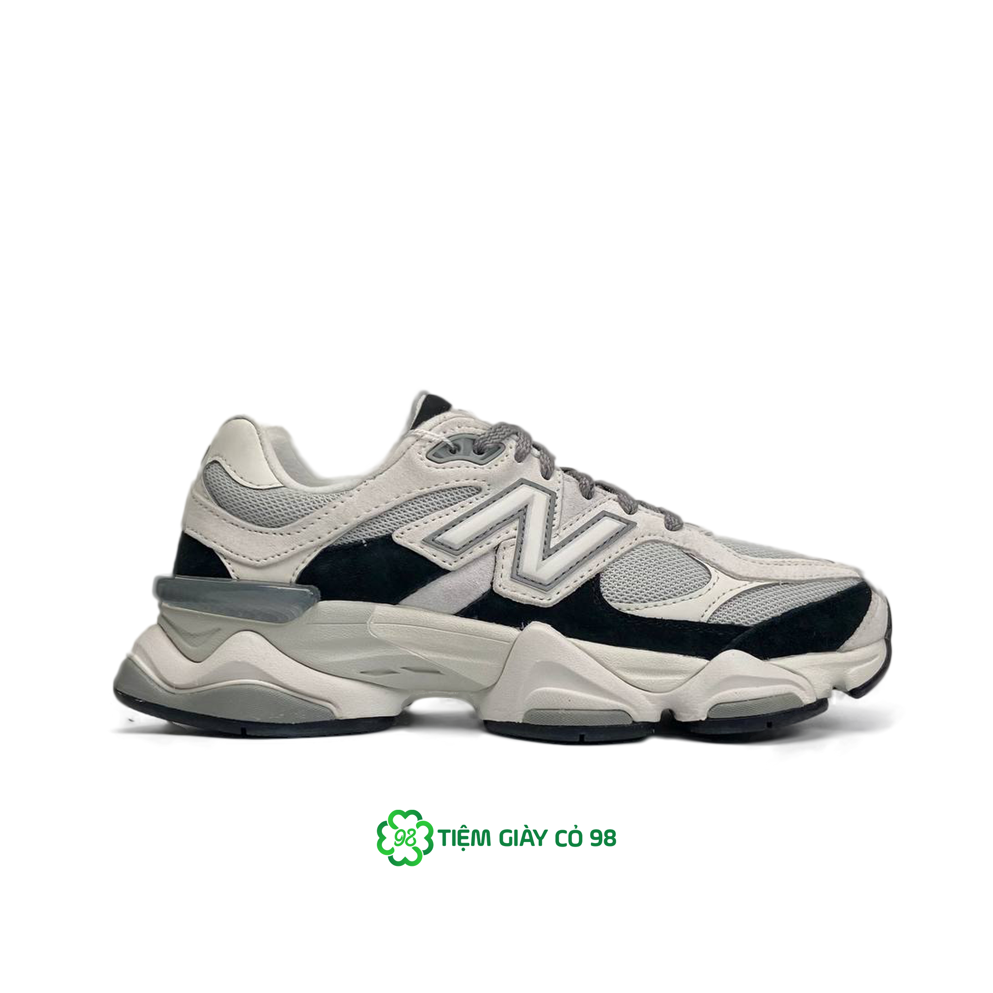 NEW BALNCE 9060 BLACK WHITE OREO U9060JBB