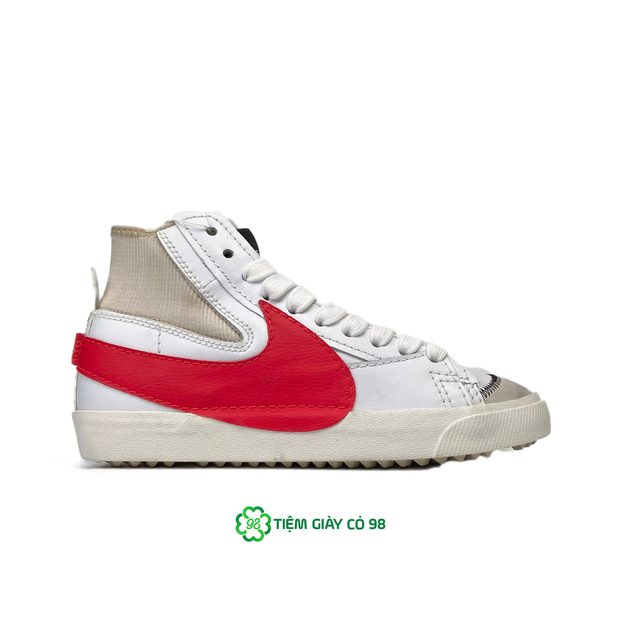 NIKE BLAZER MID JUMBO WHITE HABANERO RED DD3111-102