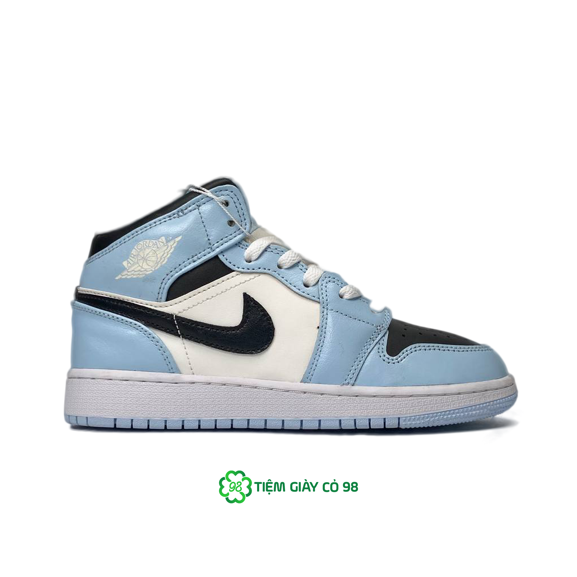 NIKE AIR JORDAN 1 MID GS ICE BLUE 555112-401