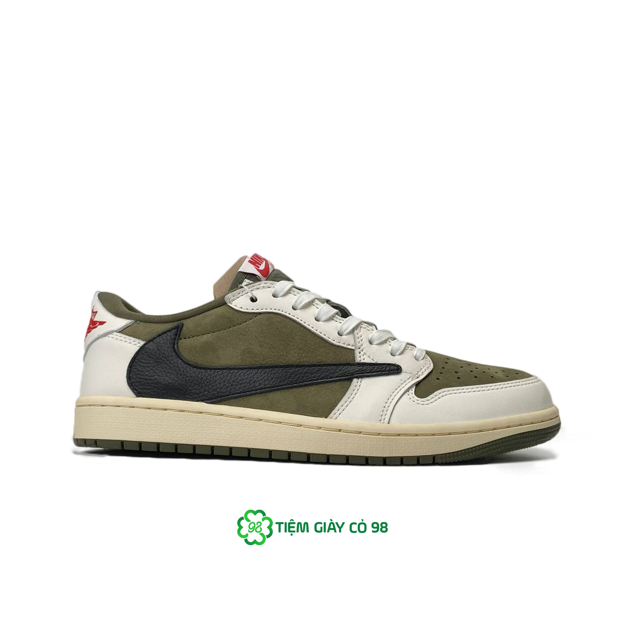 NIKE JORDAN 1 LOW OG SP X TRAVIS SCOTT MEDIUM OLIVE DM7866-200