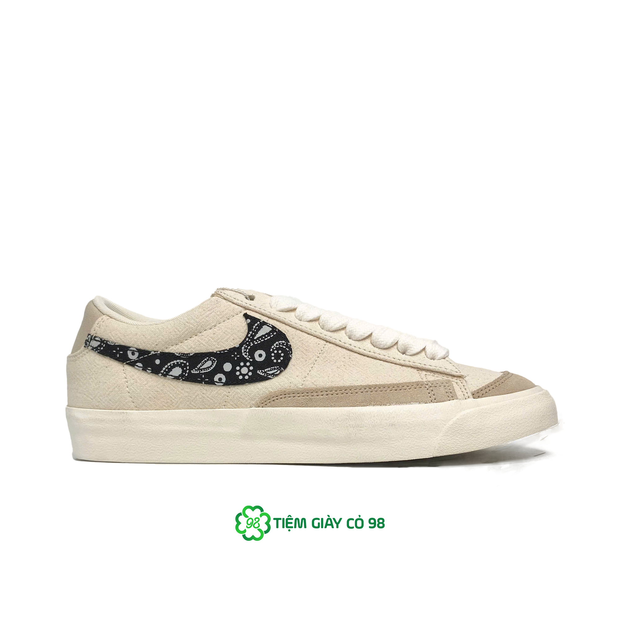 NIKE BLAZER LOW PAISLEY SWOOSH - DJ4665-100