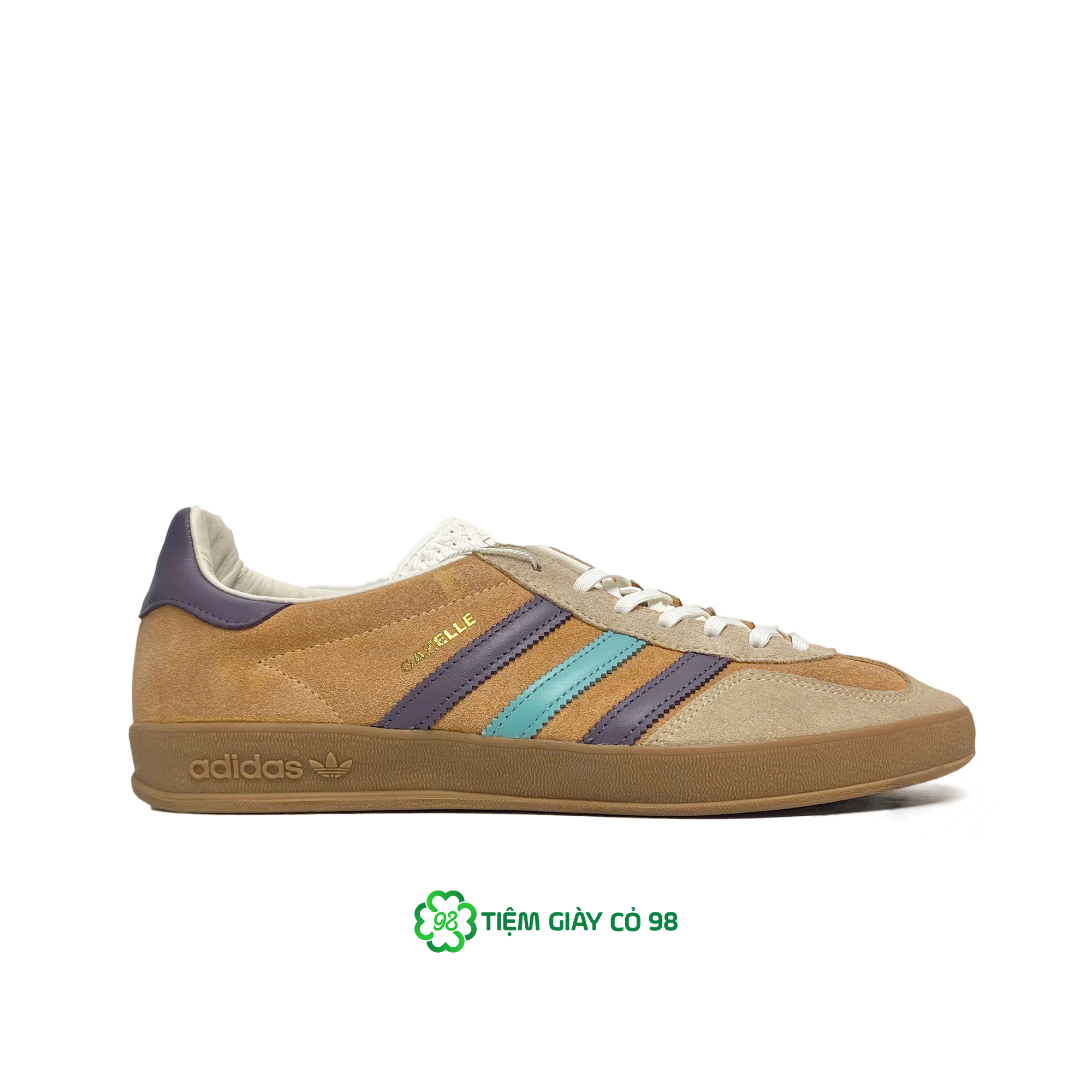 ADIDAS GAZELLE INDOOR BROWN PURPLE IG1636