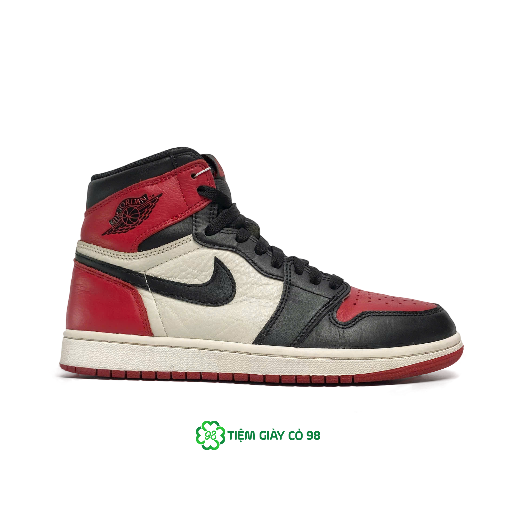 NIKE AIR JORDAN 1 RETRO HIGH BRED TOE 555088-610