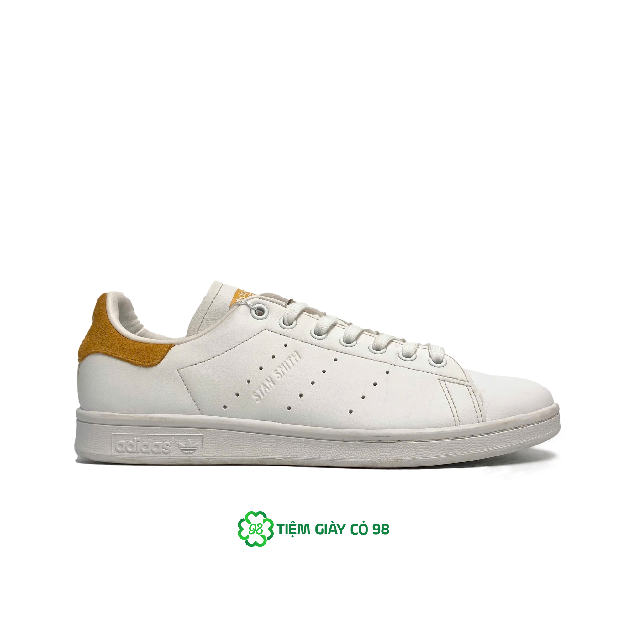 ADIDAS STAN SMITH WHITE COLLEGIATE GOLD GX4642