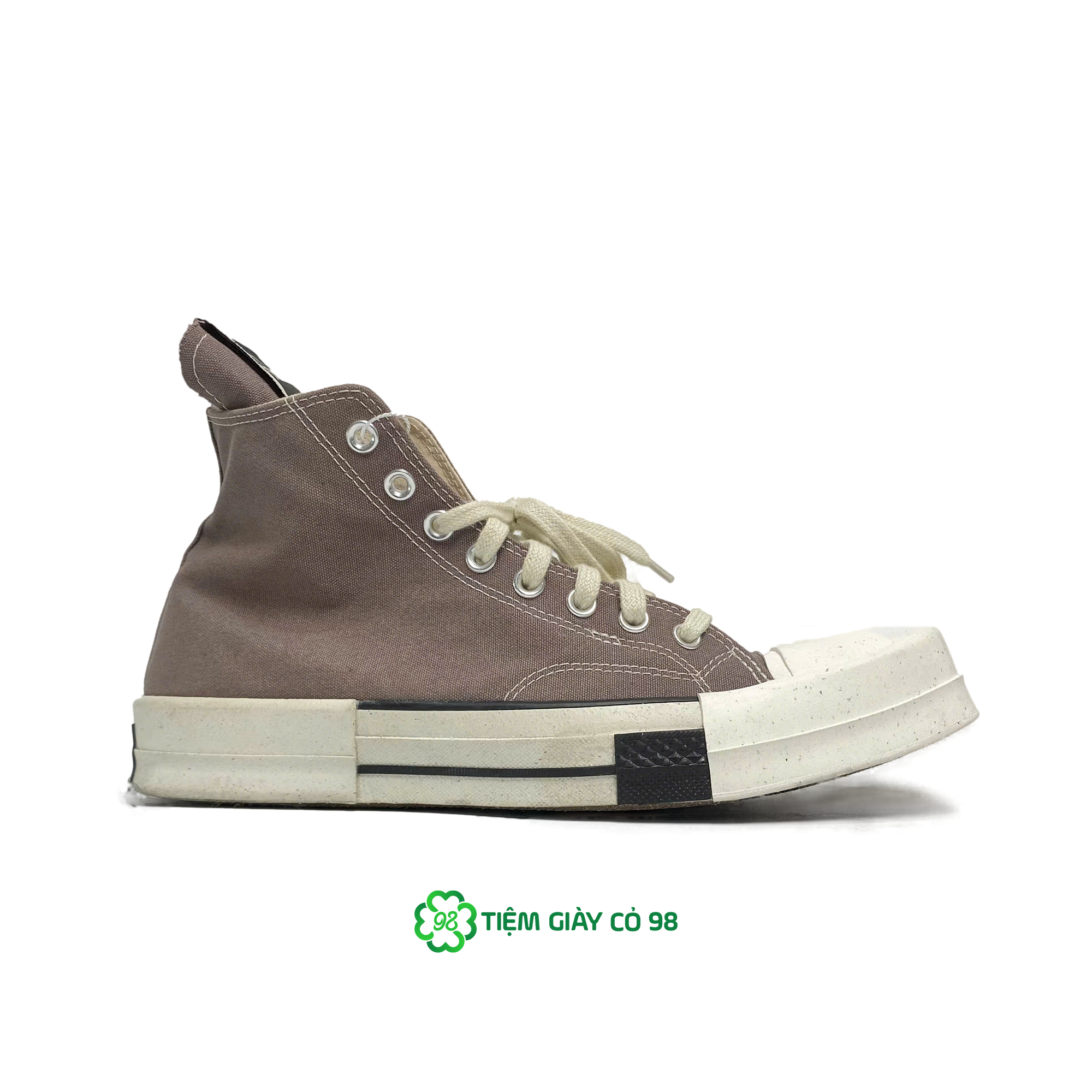 CONVERSE RICK OWENS X TURBODRK CHUCK IRON A03938C