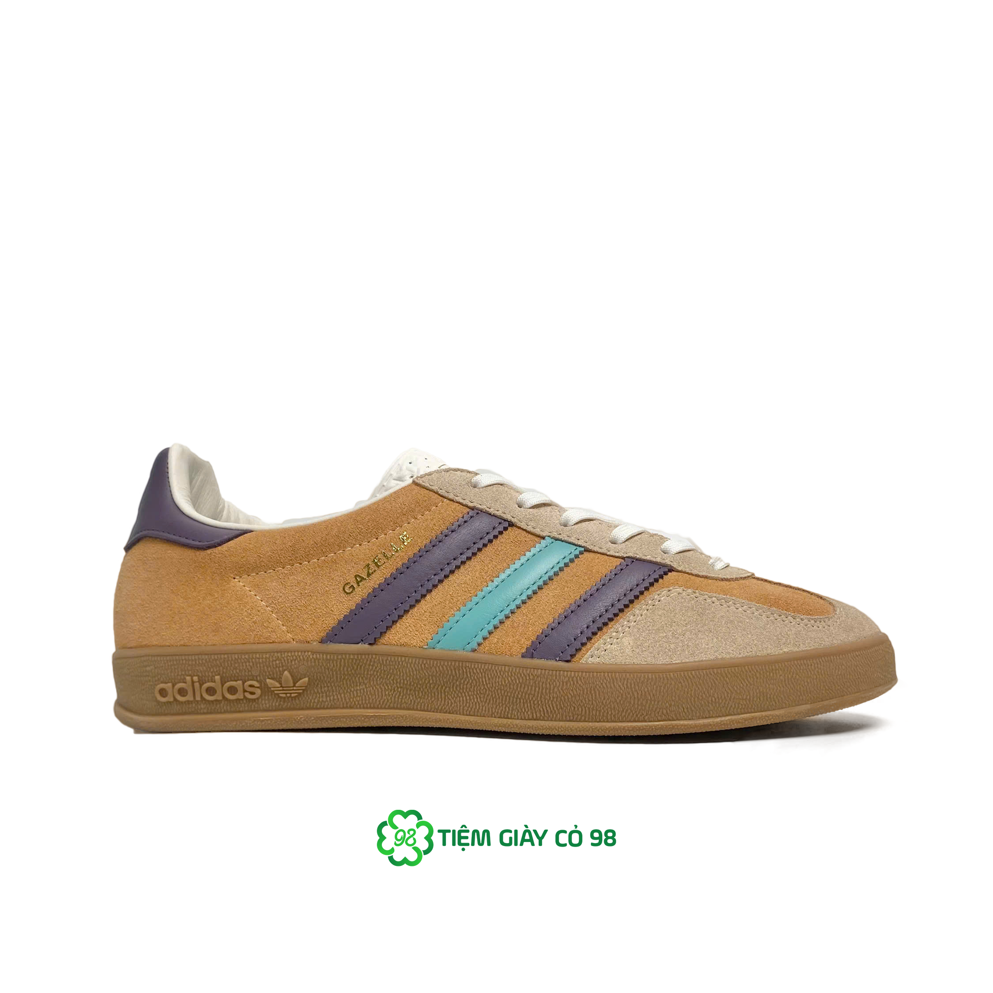 ADIDAS GAZELLE INDOOR BROWN PURPLE IG1636
