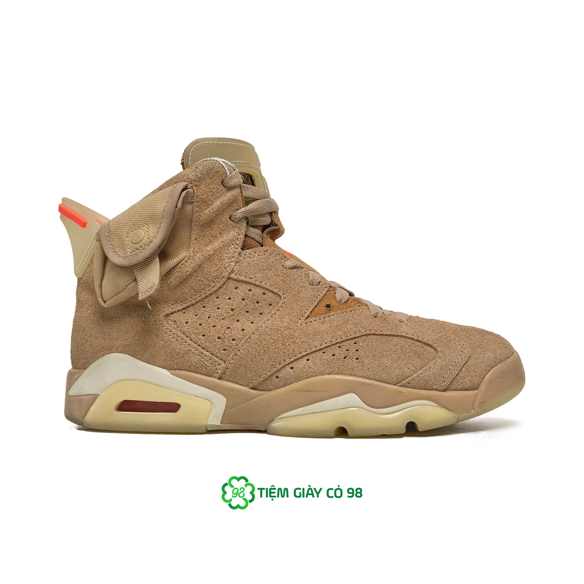 NIKE TRAVIS SCOTT X AIR JORDAN 6 RETRO BRITISH KHAKI DH0690-200