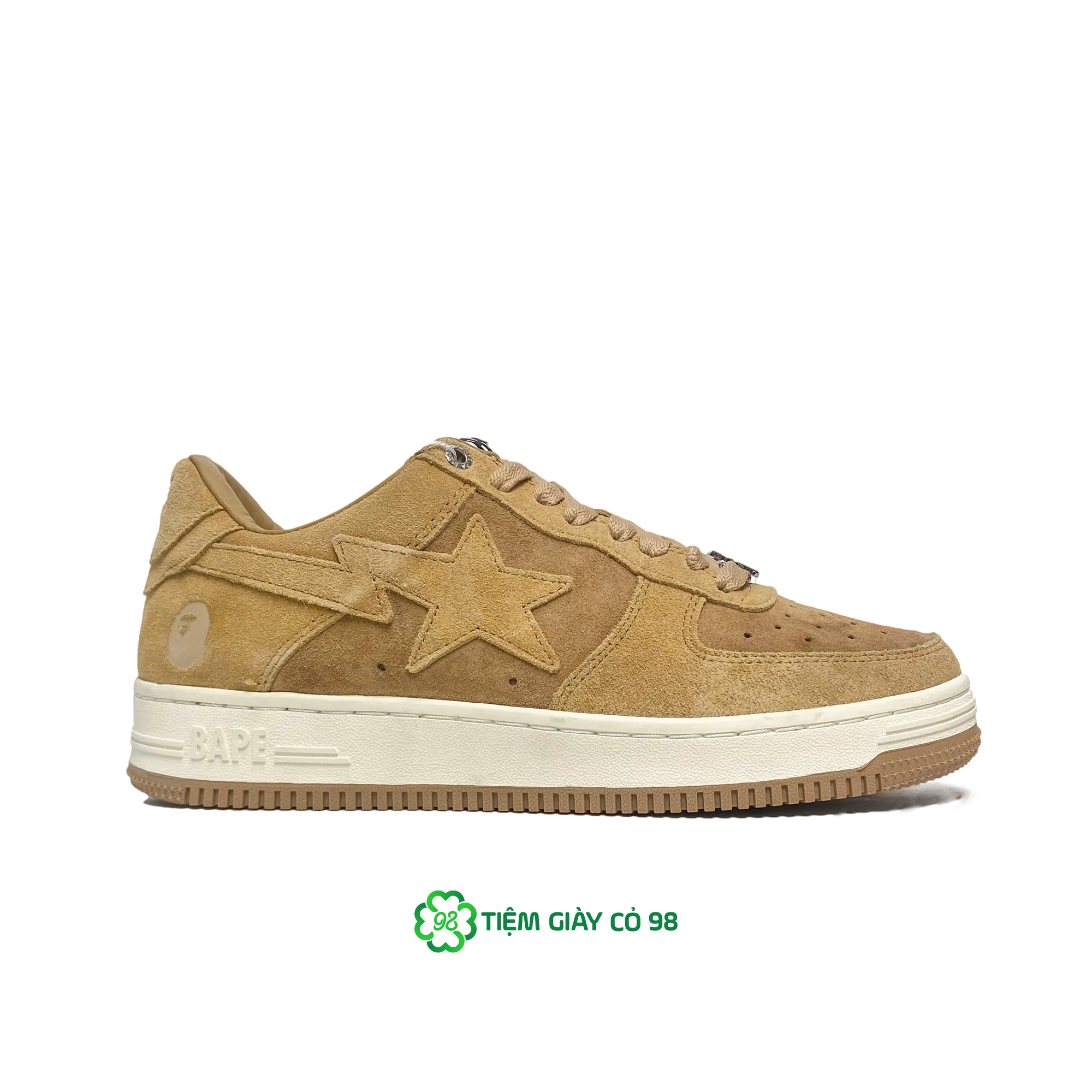 A BATHING APE BAPE STA SUEDE YELLOW OZX SH 191004M H