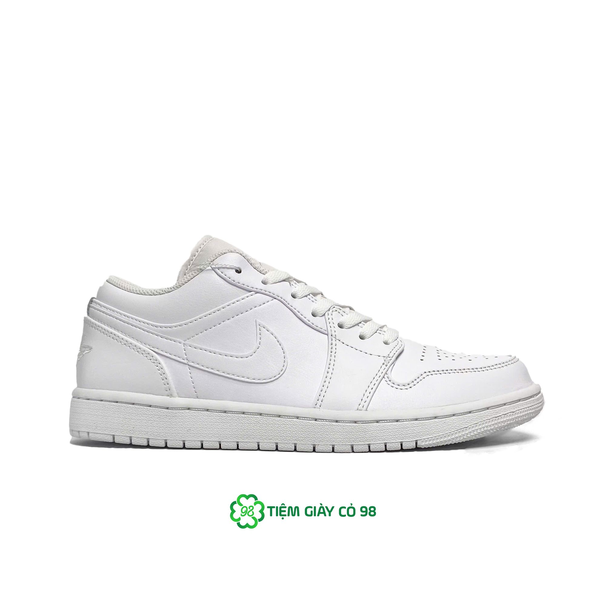 NIKE AIR JORDAN 1 LOW TRIPLE WHITE 553558-136