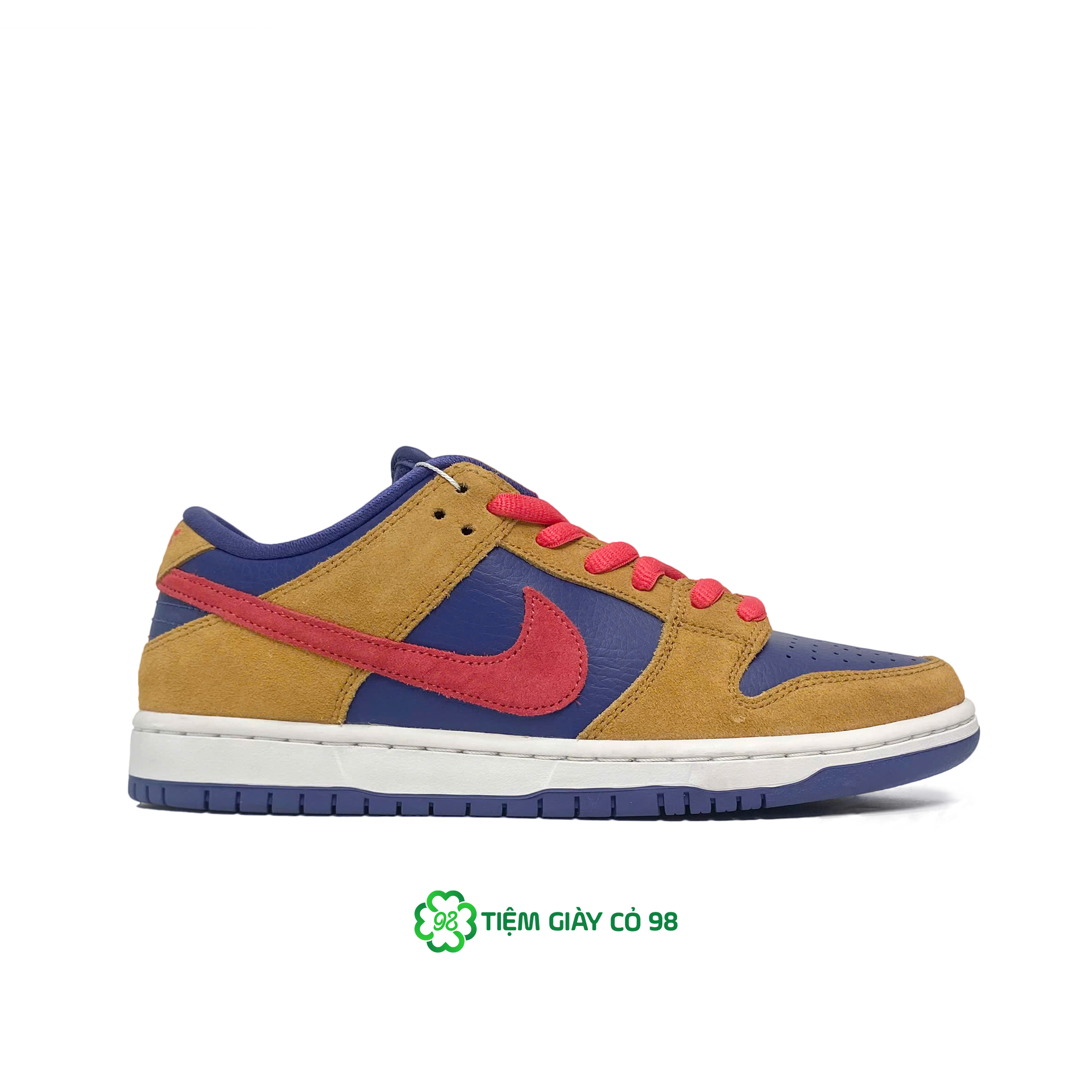 NIKE DUNK LOW SB WHEAT DARK PURPLE BQ6817-700