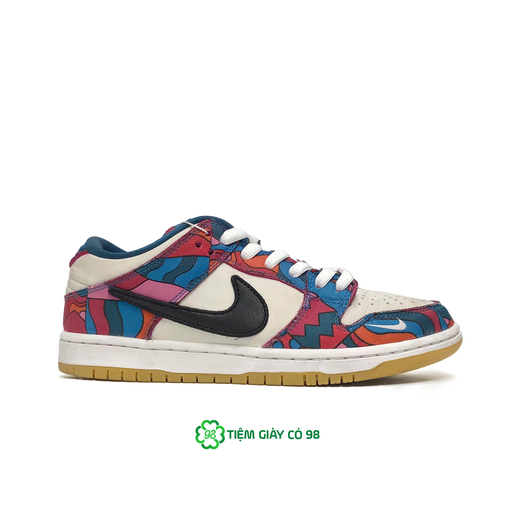 NIKE PARRA X DUNK LOW PRO SB ABSTRACT ART DH7695-600