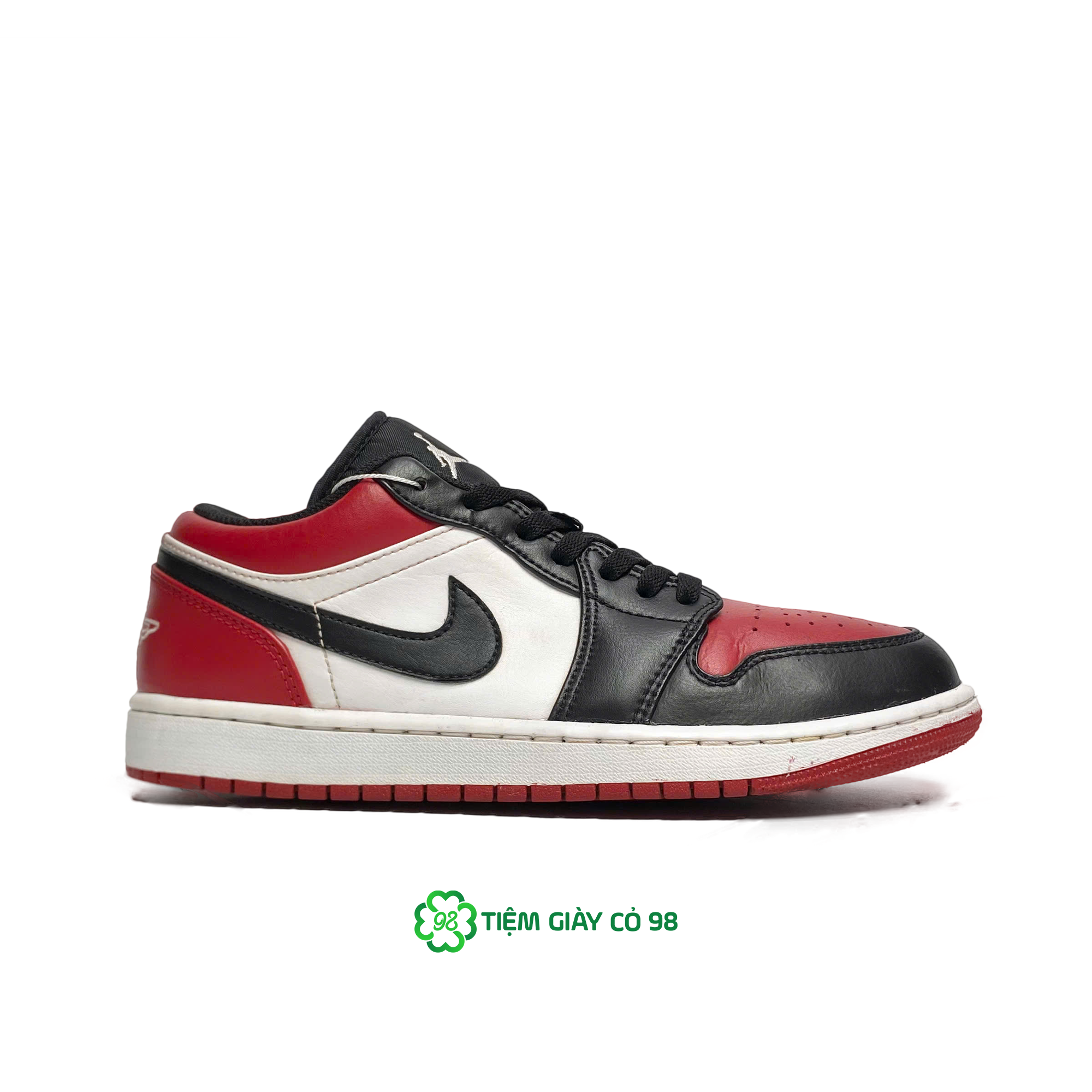 NIKE AIR JORDAN 1 LOW BRED TOE 553558-612
