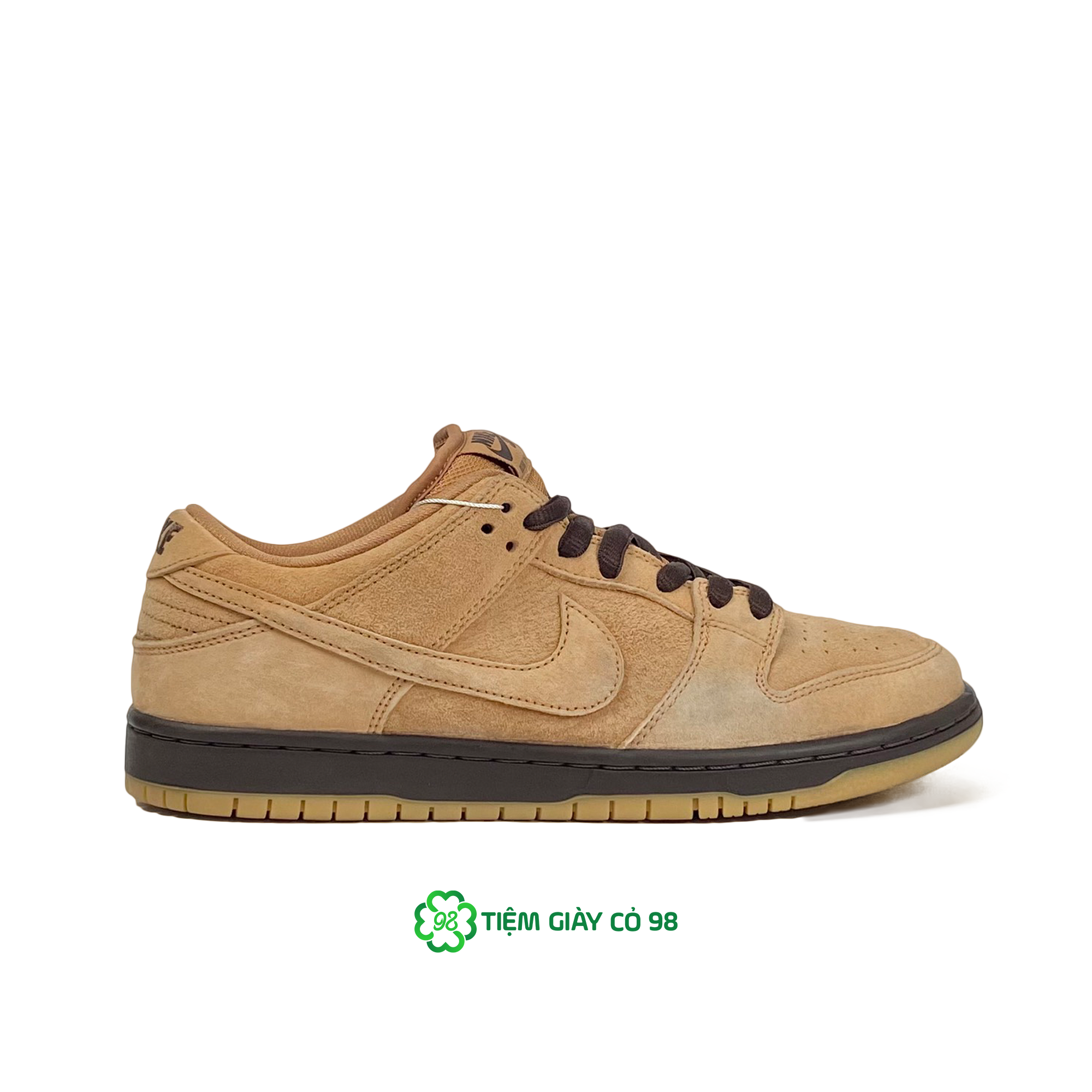 NIKE DUNK LOW PRO SB WHEAT MOCHA - BQ6817-204