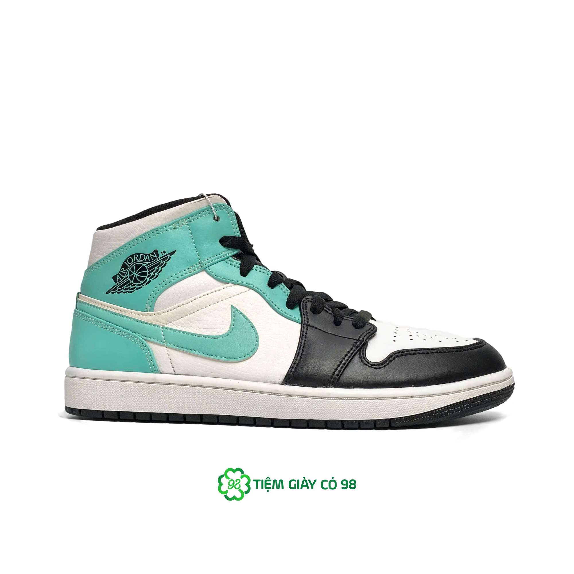 NIKE AIR JORDAN 1 MID ISLAND GREEN 554724-132