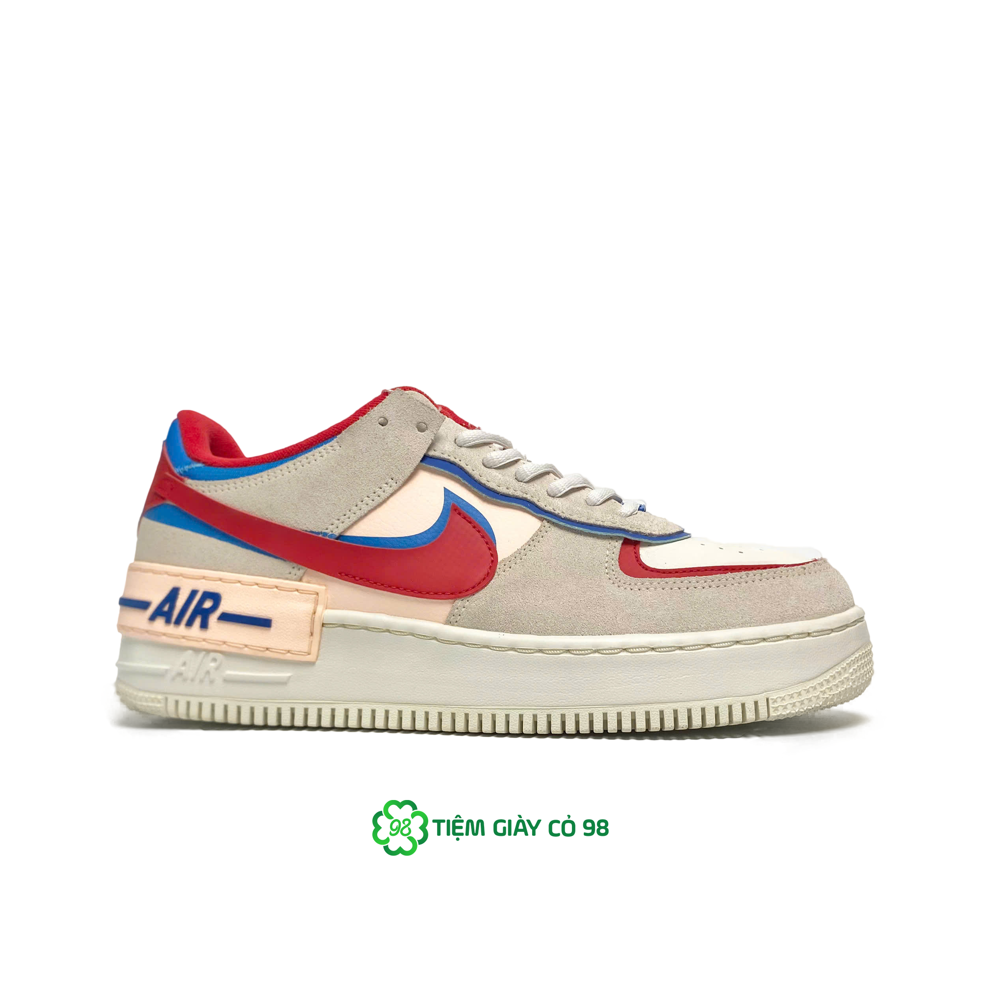 NIKE WMNS AIR FORCE 1 SHADOW SAIL ROYAL RED CU8591-100