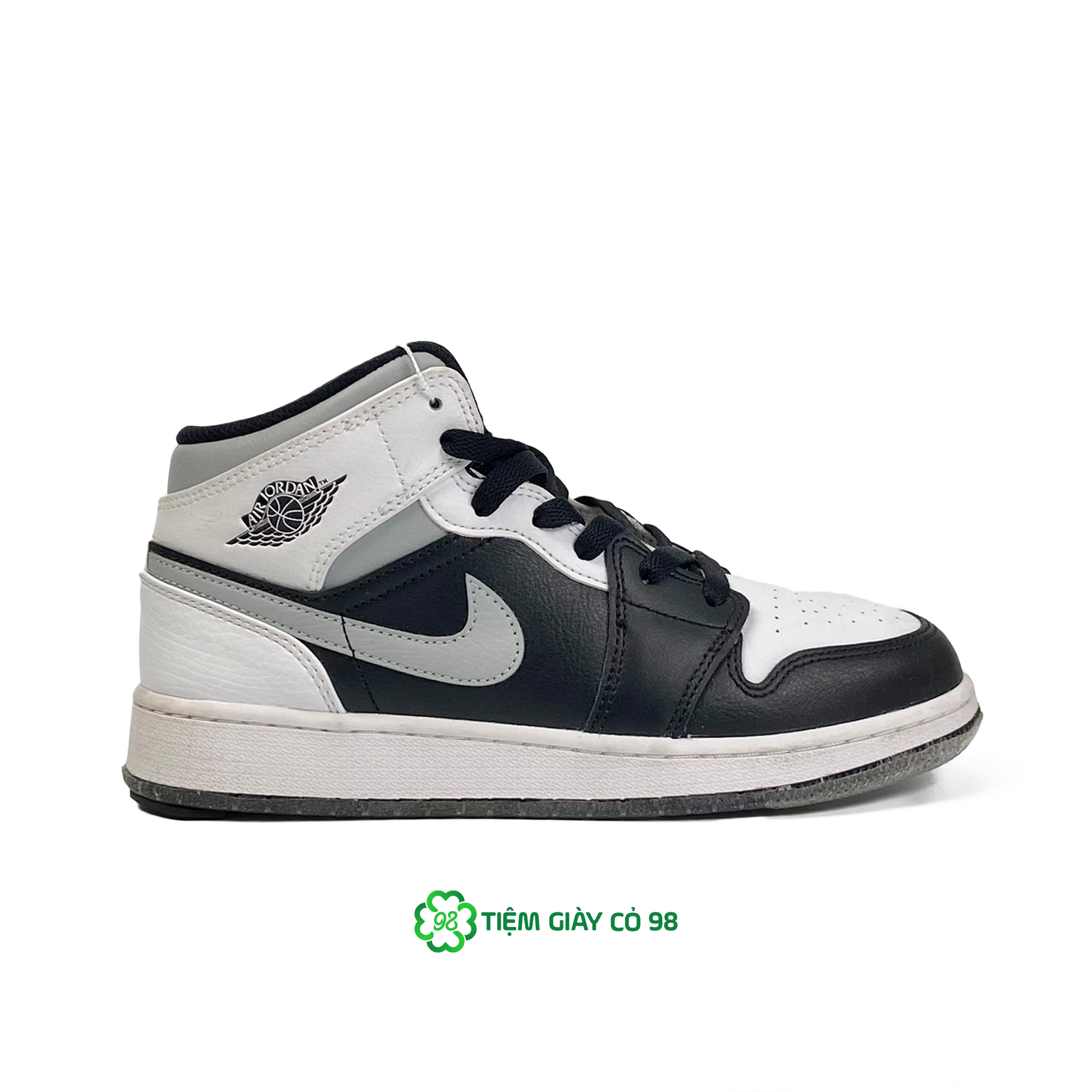 NIKE AIR JORDAN 1 MID WHITE SHADOW 554725-073