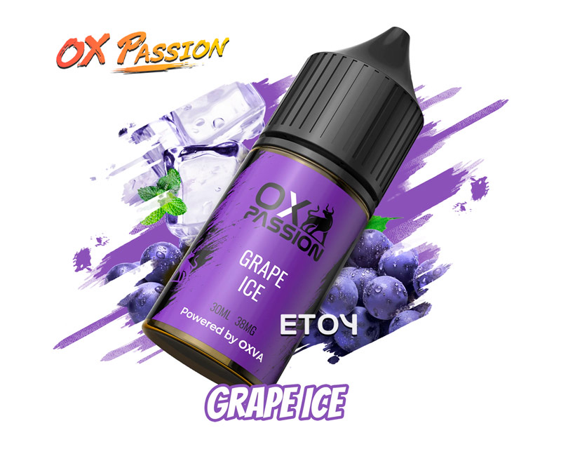 Oxva OX Passion Salt Grape Ice 30ml - Tinh Dầu Vape Pod Chính Hãng