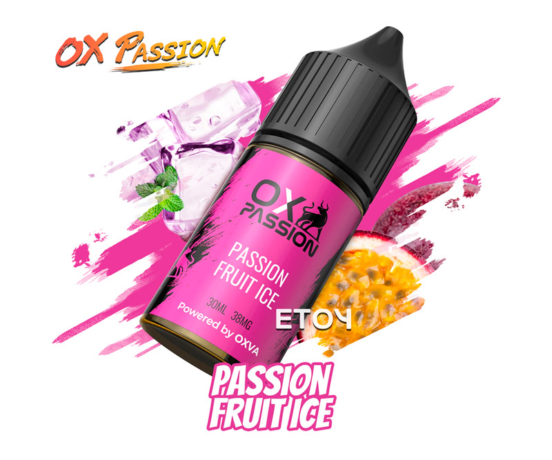 Oxva OX Passion Salt Passion Fruit Ice 30ml - Tinh Dầu Vape Pod Chính Hãng