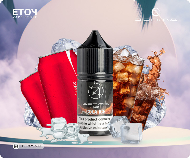 Aroma Salt Cola Ice 30ml - Tinh Dầu Vape Pod Chính Hãng