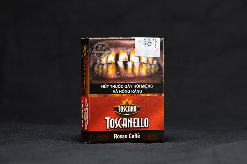 Cigar Toscano Toscanello Rosso Caffe - Xì Gà Mini Ý Chính Hãng