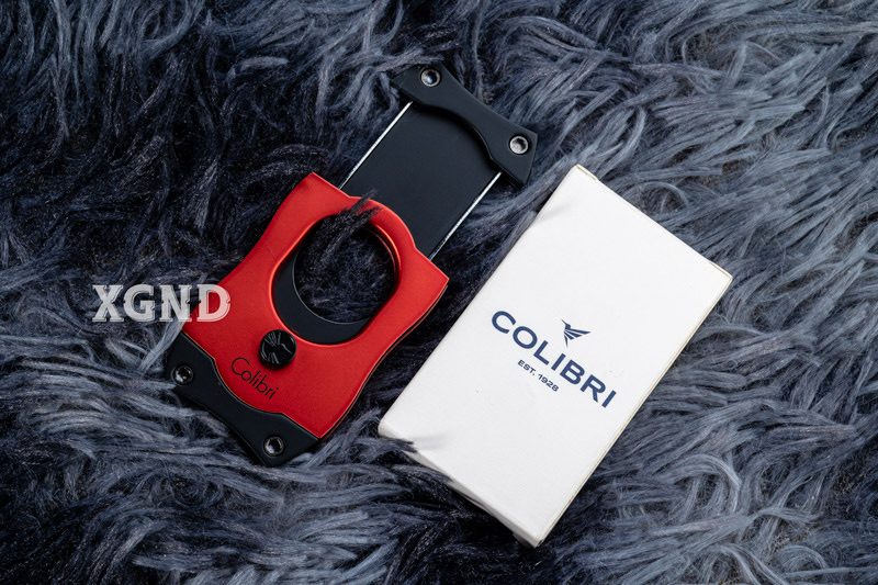 Dao Cắt Cigar Colibri S Cut Cigar Cutter Red Black - Phụ Kiện Xì Gà Chính Hãng