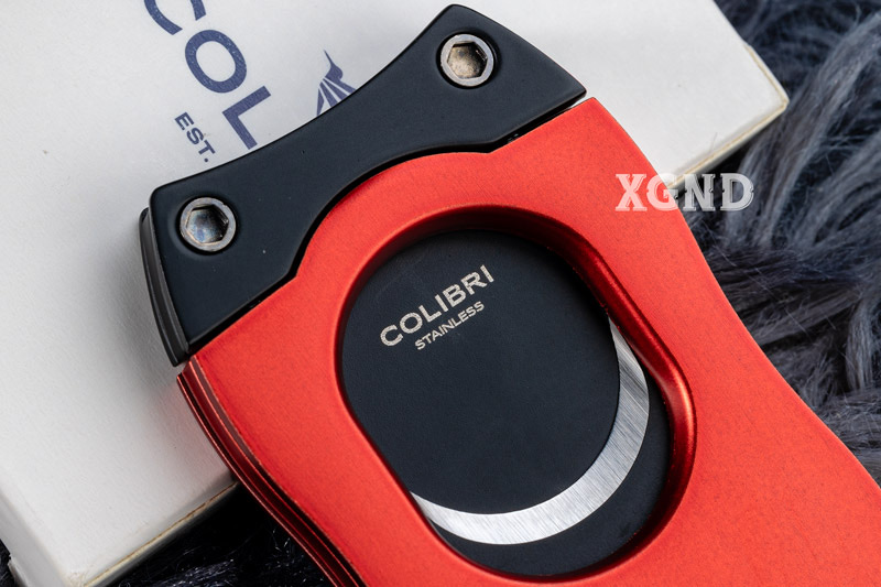 Dao Cắt Cigar Colibri S Cut Cigar Cutter Red Black - Phụ Kiện Xì Gà Chính Hãng