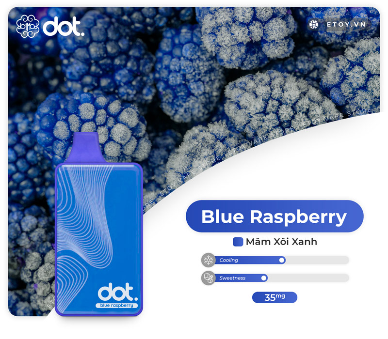 Dotmod Dot7000 Blue Raspberry - Vape Pod 1 Lần 7000 Hơi