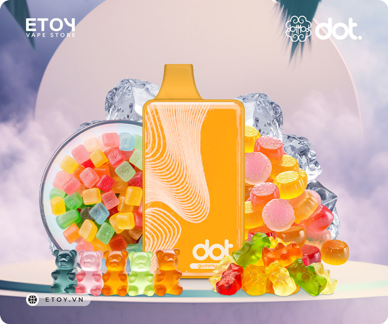 Dotmod Dot7000 Gummy Bear - Vape Pod 1 Lần 7000 Hơi