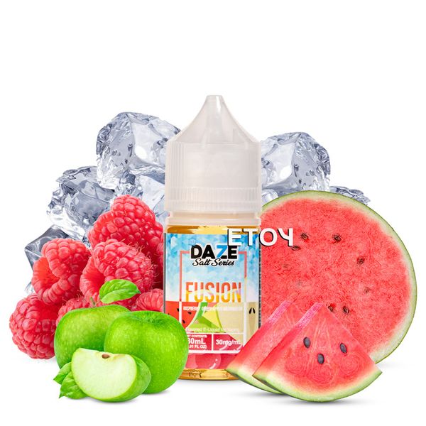 7 Daze Fusion Salt Iced Raspberry Greenapple Watermelon 30ml - Tinh Dầu Vape Pod Chính Hãng
