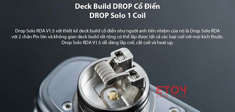 Digiflavor Drop Solo V1.5 RDA 22mm Chính Hãng