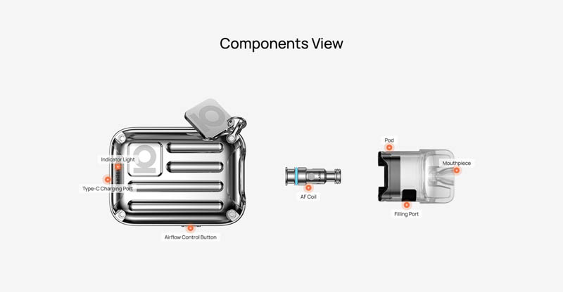 Aspire Riil X Pod Kit Chính Hãng