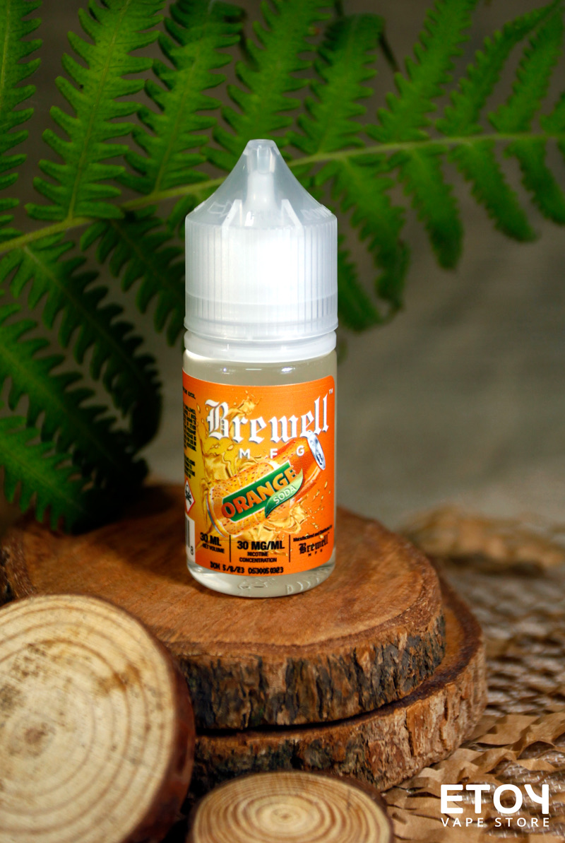 Brewell MFG Salt Orange Soda 30ml - Tinh Dầu Vape Pod Chính Hãng