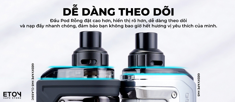 Geekvape H45 Classic - Aegis Hero 3 Pod Kit Chính Hãng